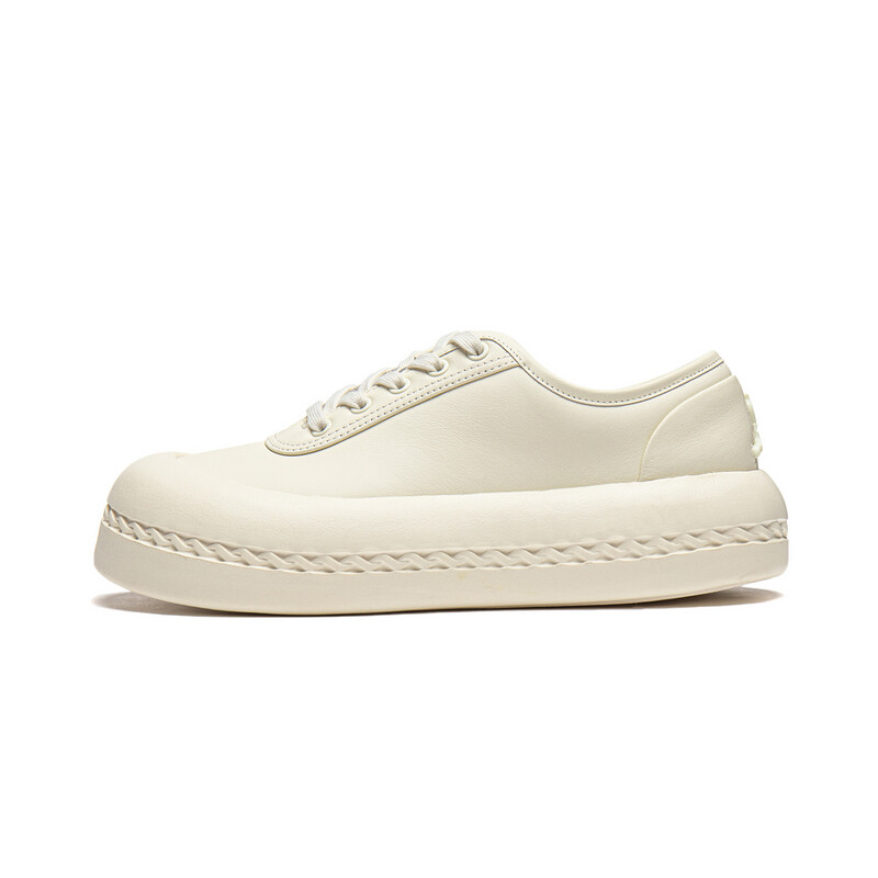 Кроссовки LI-NING 1990 Lost Chain Skateboarding Shoes Women's Low-top Beige/White, цвет Off White