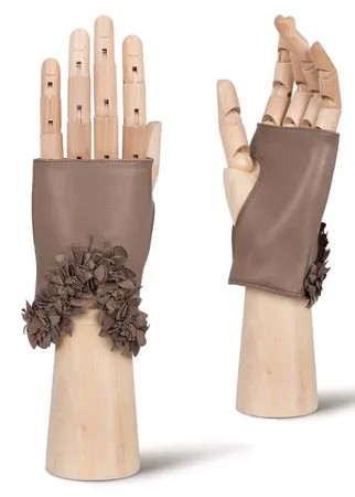 Митенки женские Eleganzza F-0250 коричневые 6.5
