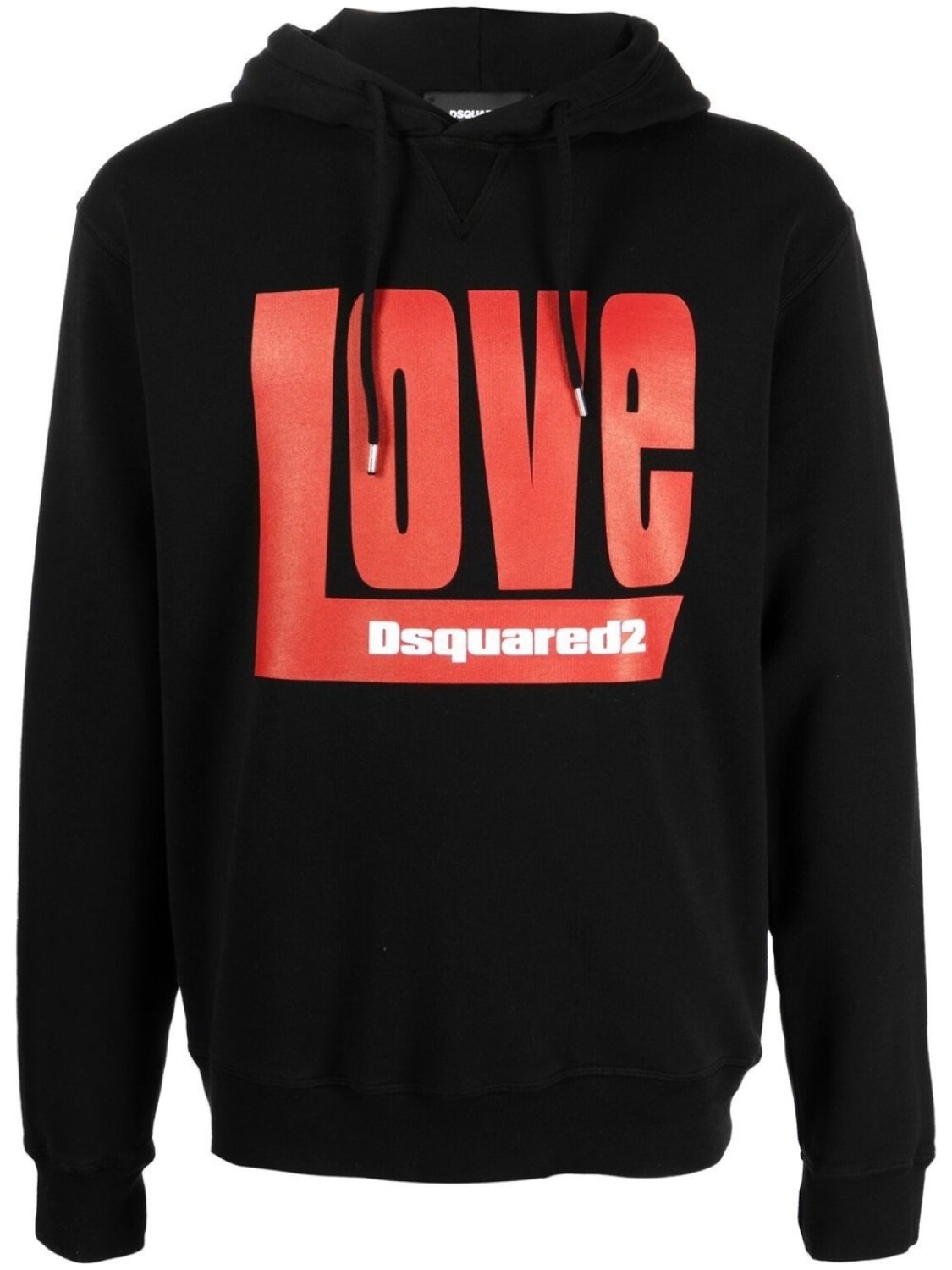 Dsquared2 худи с логотипом, черный