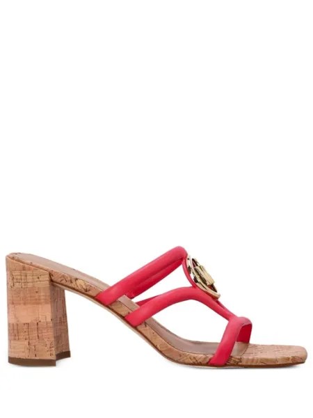 Michael Michael Kors босоножки Hampton с логотипом, розовый