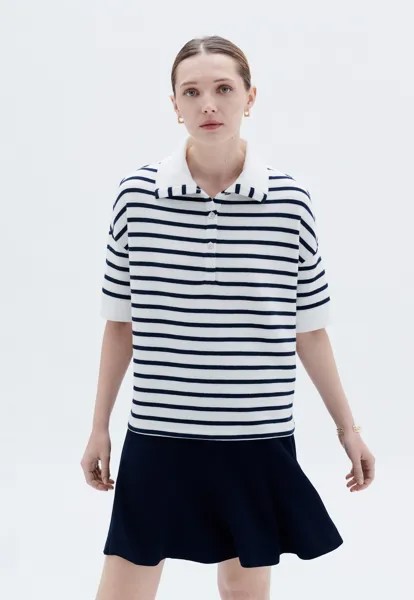 Рубашка-поло FRENCH BRAND FASHION ELEGANT MODERN Caroll, цвет ivory