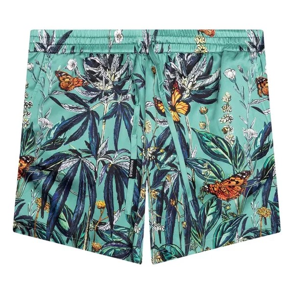 Шорты Nahmias Botanical Silk Short, зеленый