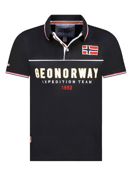 Футболка поло Geographical Norway, черный