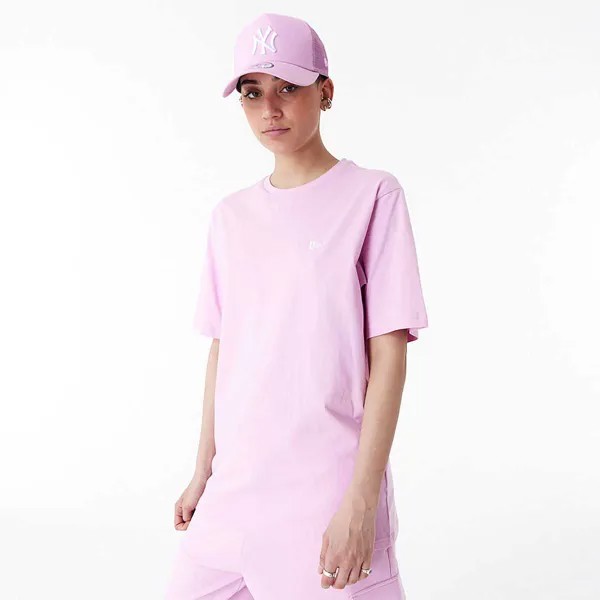 Футболка NE ESSENTIALS T-SHIRT New Era, цвет Pink