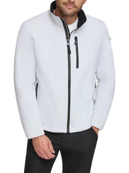 Куртка на подкладке из искусственного меха Calvin Klein, белый