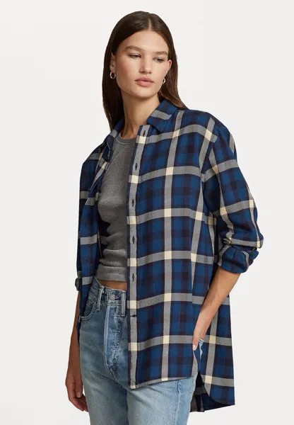 Рубашка Polo Ralph Lauren РУБАШКА С ДЛИННЫМ РУКАВОМ НА ПУГОВИЦАХ СПЕРЕДИ, цвет blue multi plaid