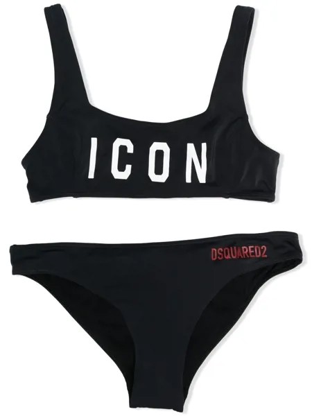 Dsquared2 Kids бикини с принтом Icon