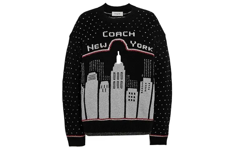 COACH Женский свитер, цвет Black
