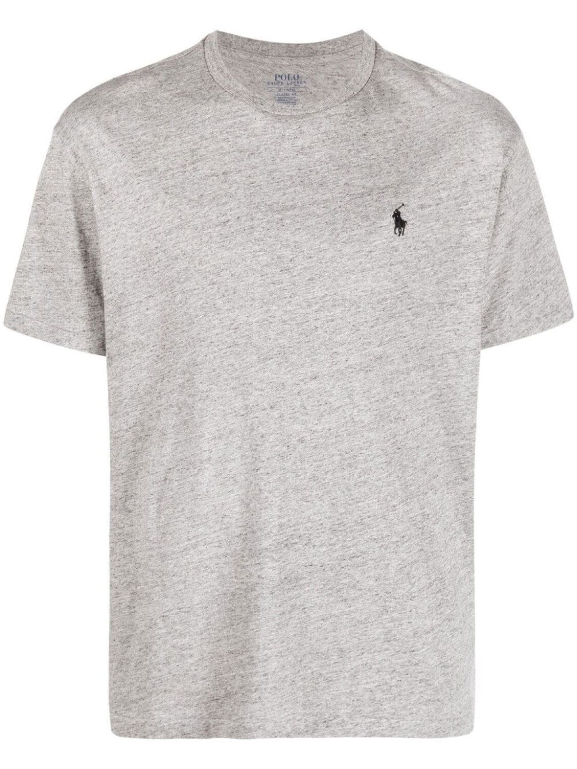 Polo Ralph Lauren футболка с вышитым логотипом, серый