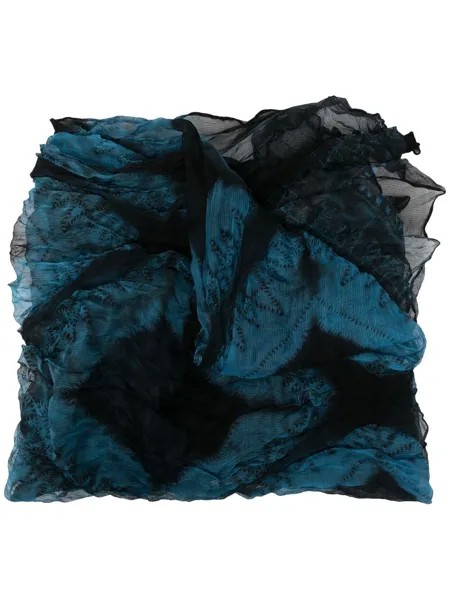 Issey Miyake Pre-Owned шарф 2000-х годов с вышивкой