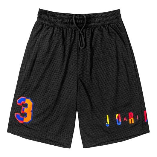 Шорты стираные шорты с логотипом ДНК Air Jordan, черный
