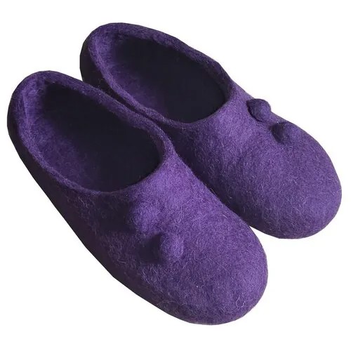 Тапочки ЭХМа, размер 35, фиолетовый