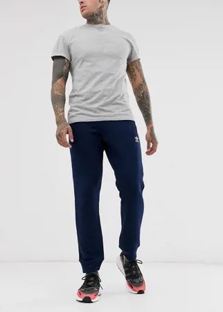 Темно-синие джоггеры с трилистником adidas Originals essentials-Темно-синий