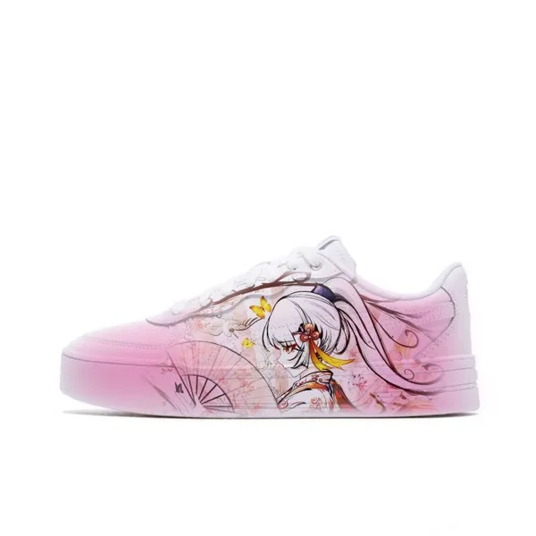Кроссовки Puma Skye Skateboarding Shoes Women's Low-top White/pink, красный