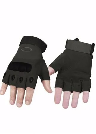 Тактические перчатки беспалые Factory Pilot Gloves, арт OK-323, цвет Черный (Black)