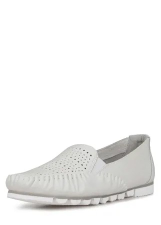 Мокасины женские Alessio Nesca K0639LC-2C серебристые 36 RU