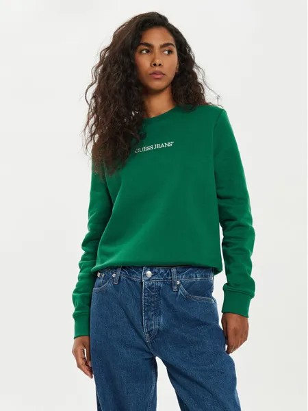 Толстовка обычного кроя Guess Jeans, зеленый
