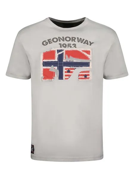 Футболка Geographical Norway, светло-серый