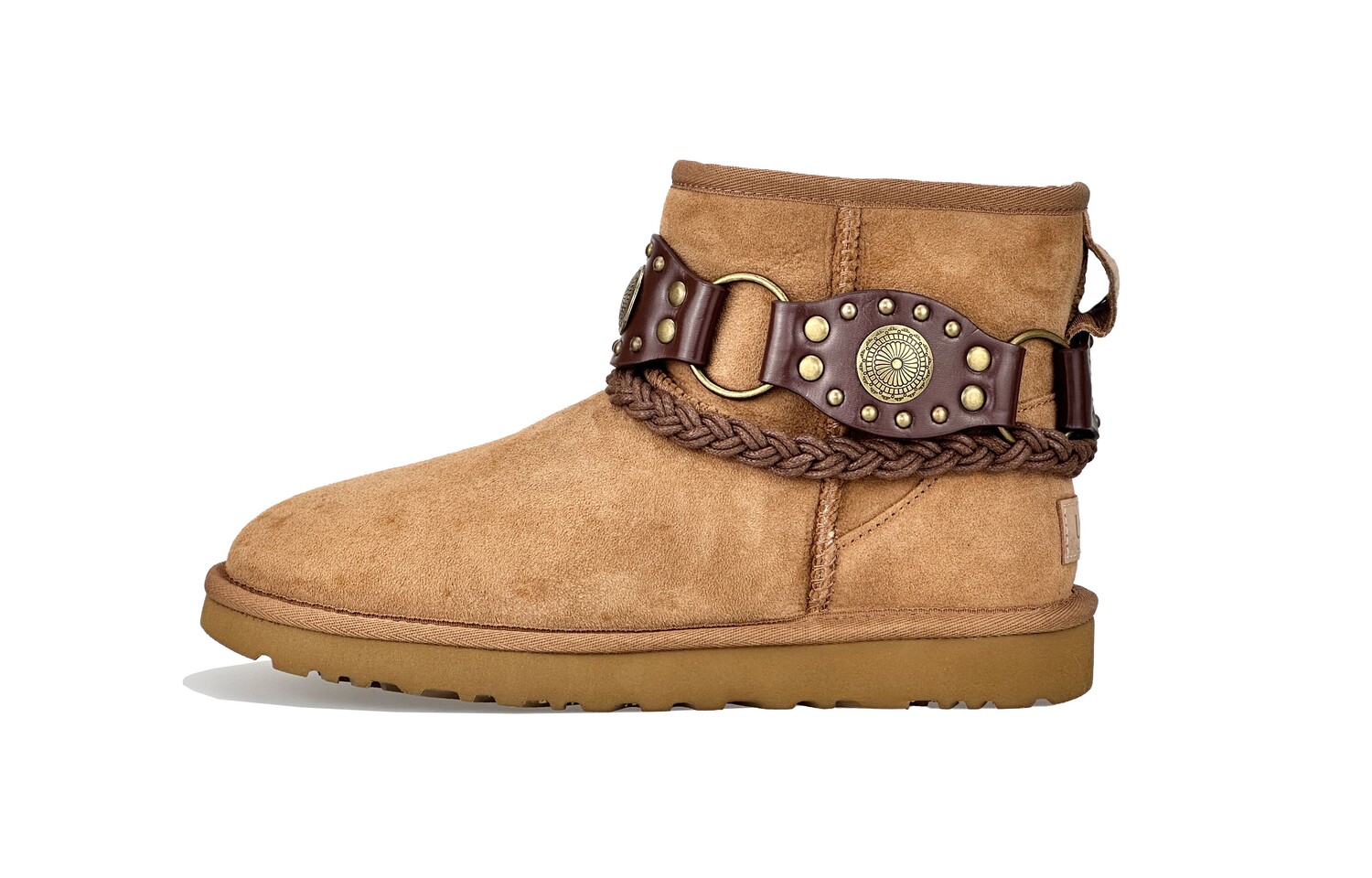 CLASSIC MINI Зимние ботинки женские каштановые Ugg