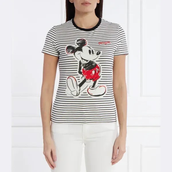 Футболка стандартного кроя Desigual x mickey mouse Desigual, белый