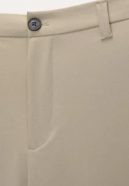 Тканевые брюки Straight-Leg PULL&BEAR, хаки