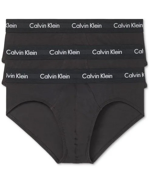 Мужские трусы-стринги из трех комплектов нижнего белья из хлопка Calvin Klein