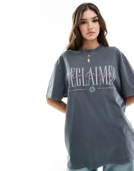 Объемная футболка с логотипом Reclaimed Vintage