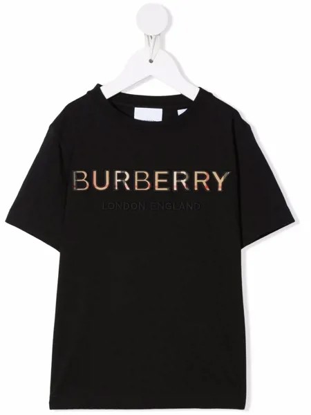 Burberry Kids футболка с логотипом