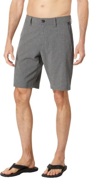 Гибридные шорты Frickin Cross Shred Static 20 дюймов Volcom, цвет Charcoal Heather 1