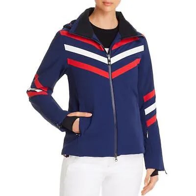 Женская темно-синяя зимняя теплая лыжная куртка Perfect Moment с капюшоном S BHFO 3077