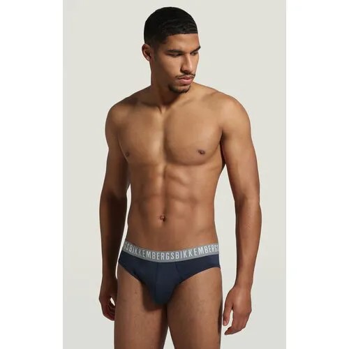 Трусы BIKKEMBERGS Essential - 2-Pack Men's Briefs, 2 шт., размер S, синий