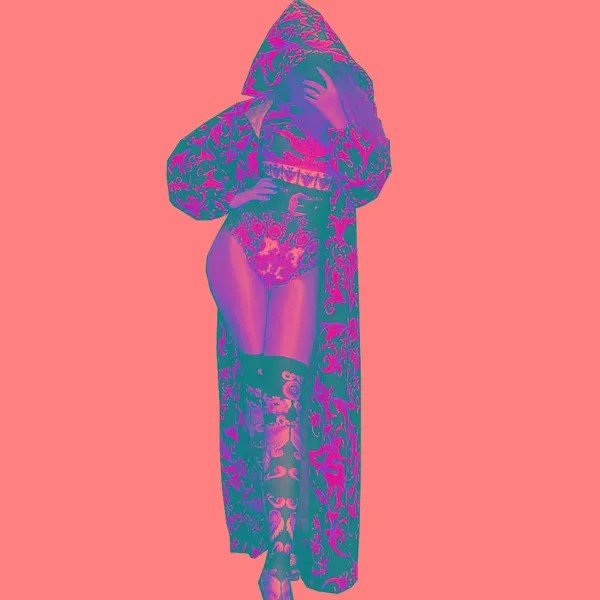Желто-голубая пижама с длинными рукавами узкие Стрейчевые боди с длинным пальто Бахилы для женщин, для певицы, костюм для выступлений, бал, Д...