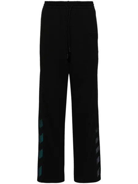 Missoni спортивные брюки с трикотажными вставками, черный