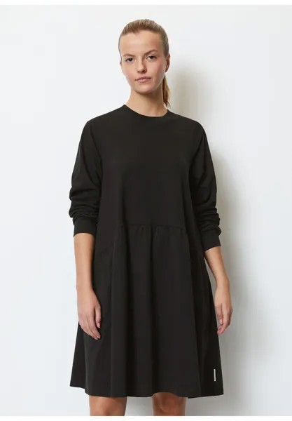 Платье из джерси Marc O'Polo DENIM LONGSLEEVE RUCFFED HEM, черный