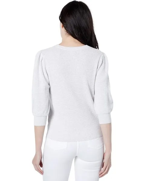Свитер Lilla P Puff Sleeve Pullover Sweater, цвет Light Heather