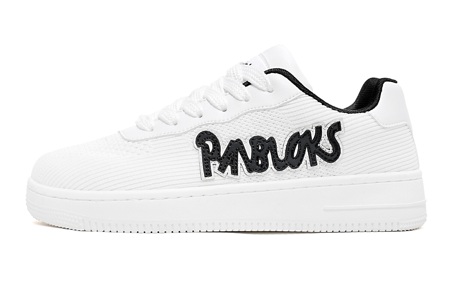 Кроссовки PAIBLOKS Skateboarding Shoes Unisex Low-top, белый/черный