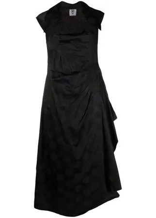 Valentino Pre-Owned платье 1990-х годов с драпировкой и принтом