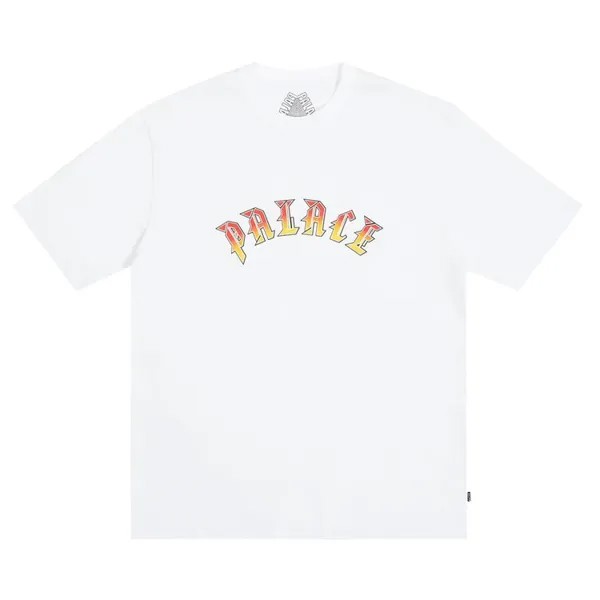 Футболка Palace x Spitfire P-Fire T-Shirt 'White', белый