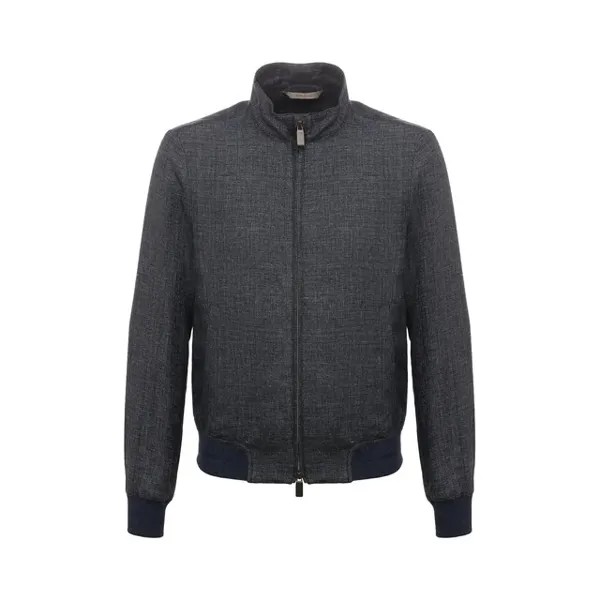 Бомбер изо льна и шерсти Canali
