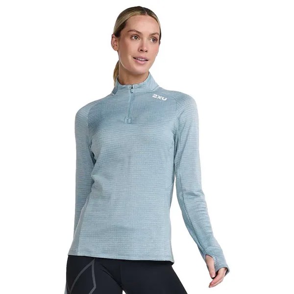 Футболка 2XU Ignition Half Zip, серый