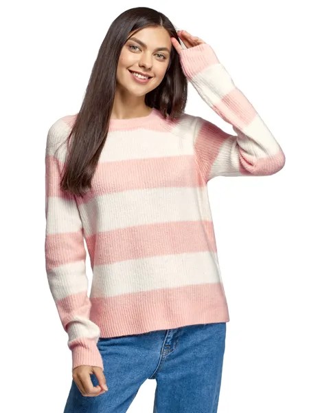Джемпер женский oodji 63807335-2 розовый S