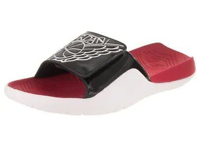 Мужские кроссовки Jordan Hydro 7 черные/белые/спортивно-красные (AA2517 001) — 11