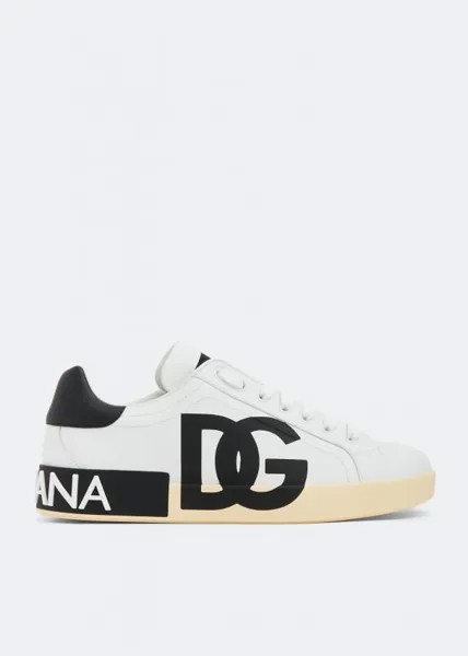 Кроссовки DOLCE&GABBANA Portofino sneakers, белый