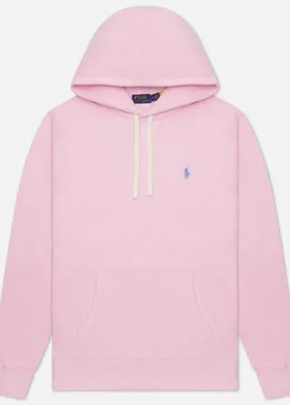 Мужская толстовка Polo Ralph Lauren Embroidered Pony Fleece Hoodie, цвет розовый, размер M