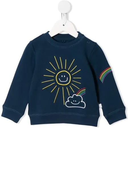 Stella McCartney Kids толстовка с вышивкой