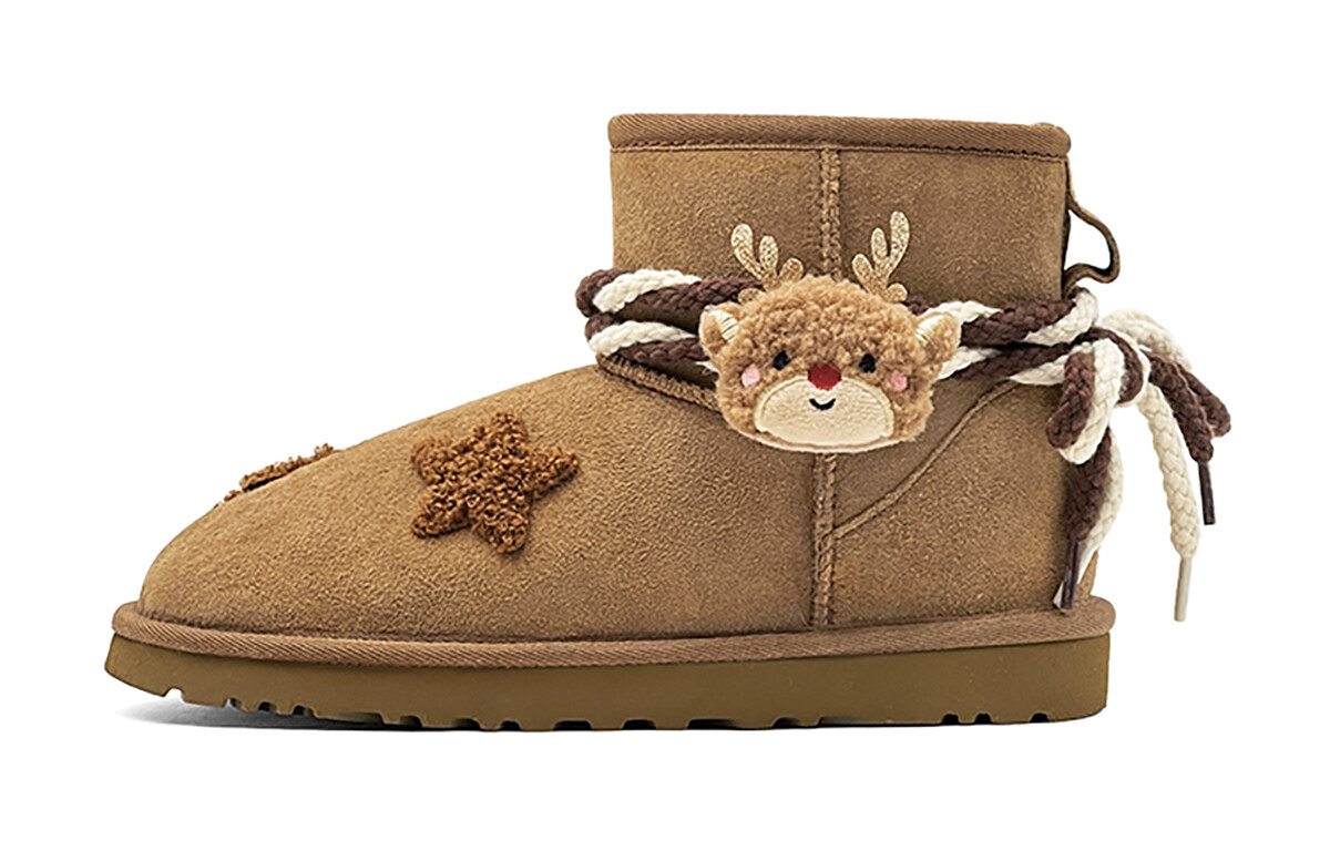 CLASSIC MINI Зимние ботинки женские бежевые Ugg