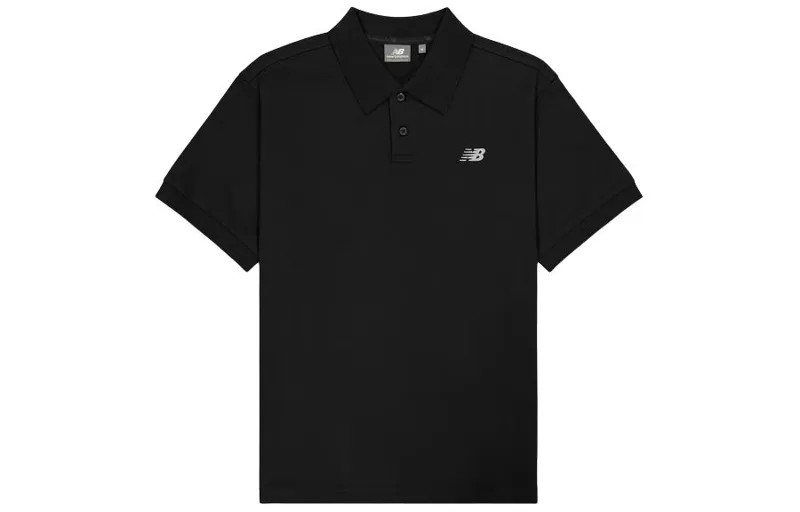 Мужская рубашка поло New Balance, цвет Black