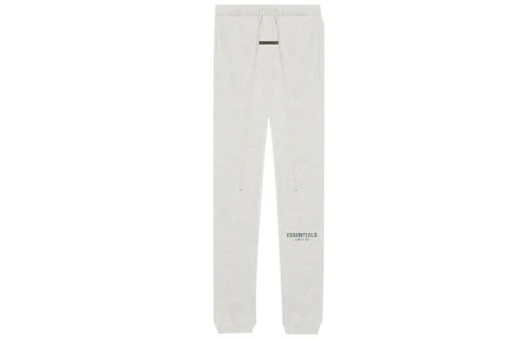 SS21 Трикотажные спортивные штаны унисекс овсянка Fear Of God Essentials, светло-бежевый