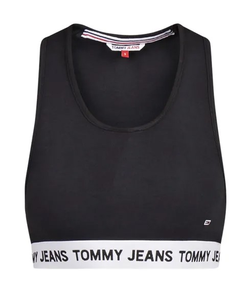 Спортивный бюстгальтер Tommy Jeans, черный