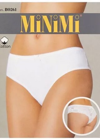 MiNiMi Трусы бразилиано средней посадки, размер 50/XL, nude